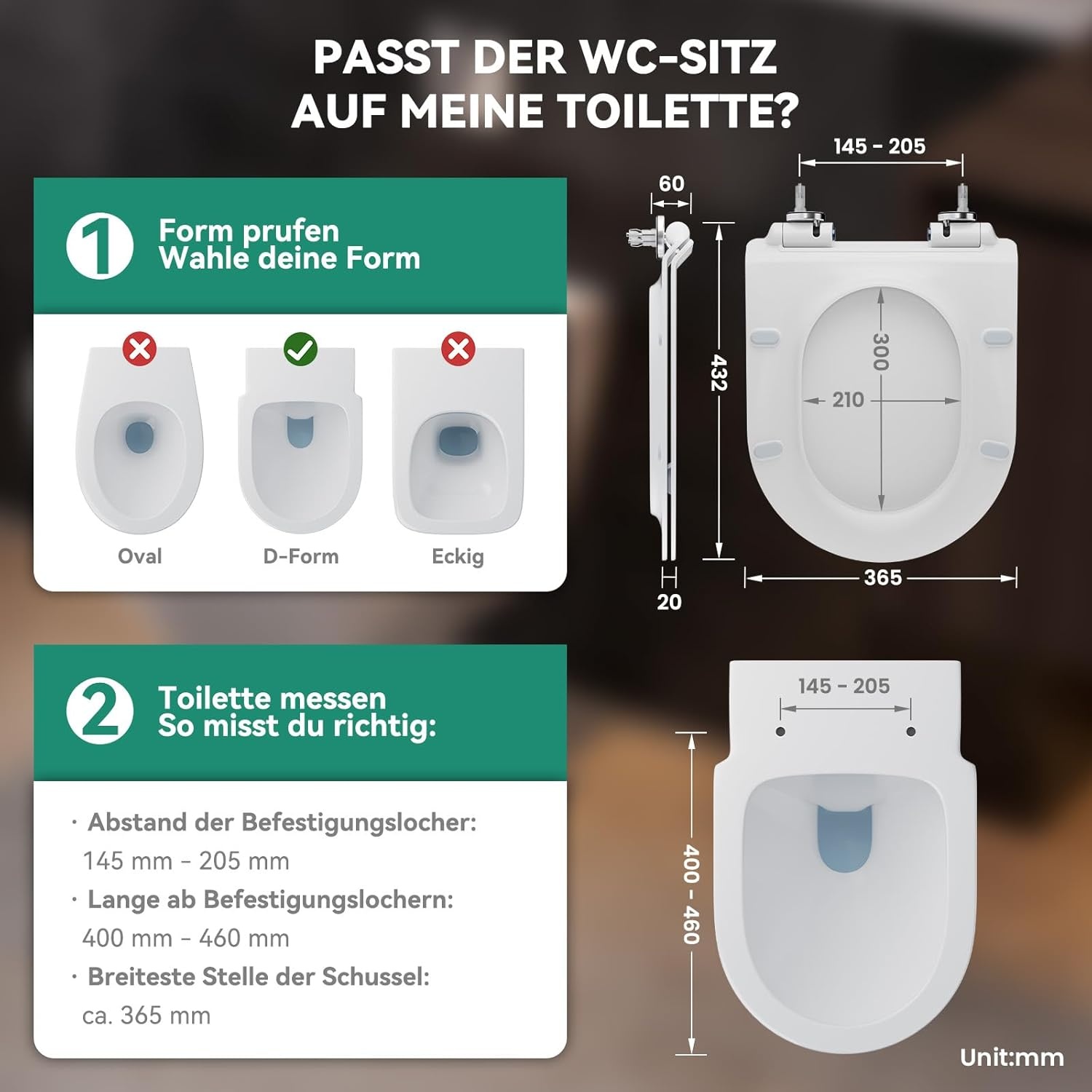 D-vorm WC-bril Duroplast - 35% Korting