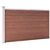 vidaXL Schuttingpaneel 175x105 cm Bruin - 78% Korting