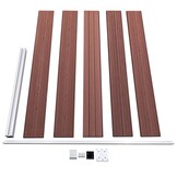 vidaXL Schuttingpaneel 175x105 cm Bruin - 78% Korting