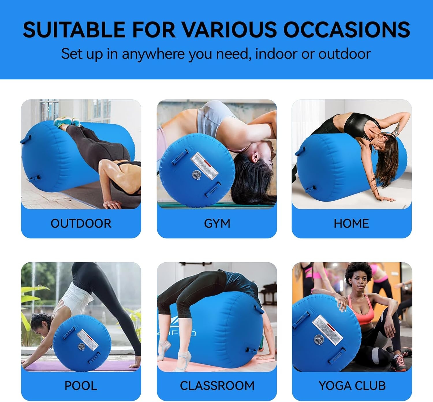 Lubaket Opblaasbare Gymnastiekrol - 41% Korting