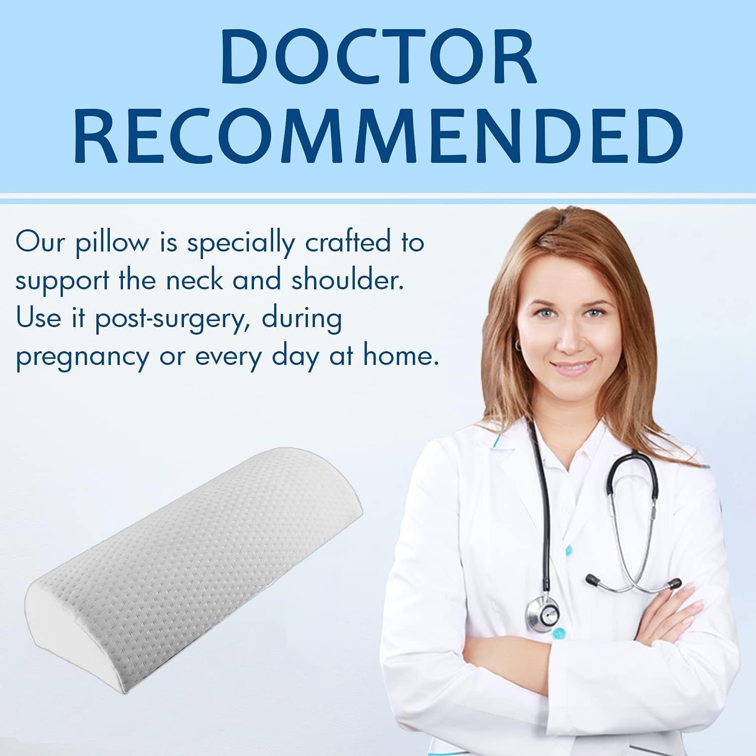 Traagschuim Kniekussen voor Zijslapers - 35% Korting