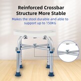 In hoogte verstelbare douchekruk (150 kg) - 36% korting!