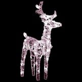 Kerstdecoratie Rendieren met Slee - 160 LED's, 130cm, Warmwit (70% Korting)