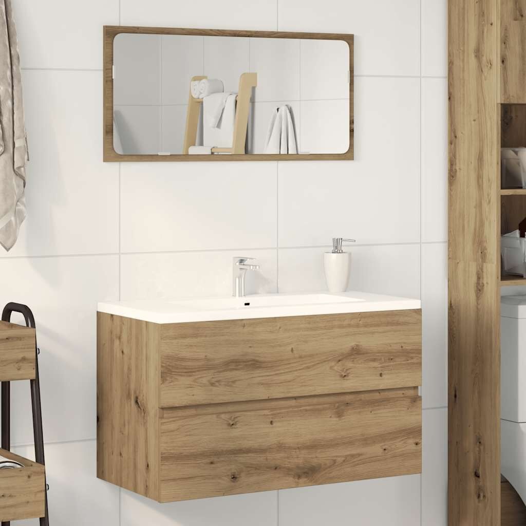 Badkamerwandkast Artisanaal Eiken - 57% Korting