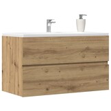 Badkamerwandkast Artisanaal Eiken - 57% Korting