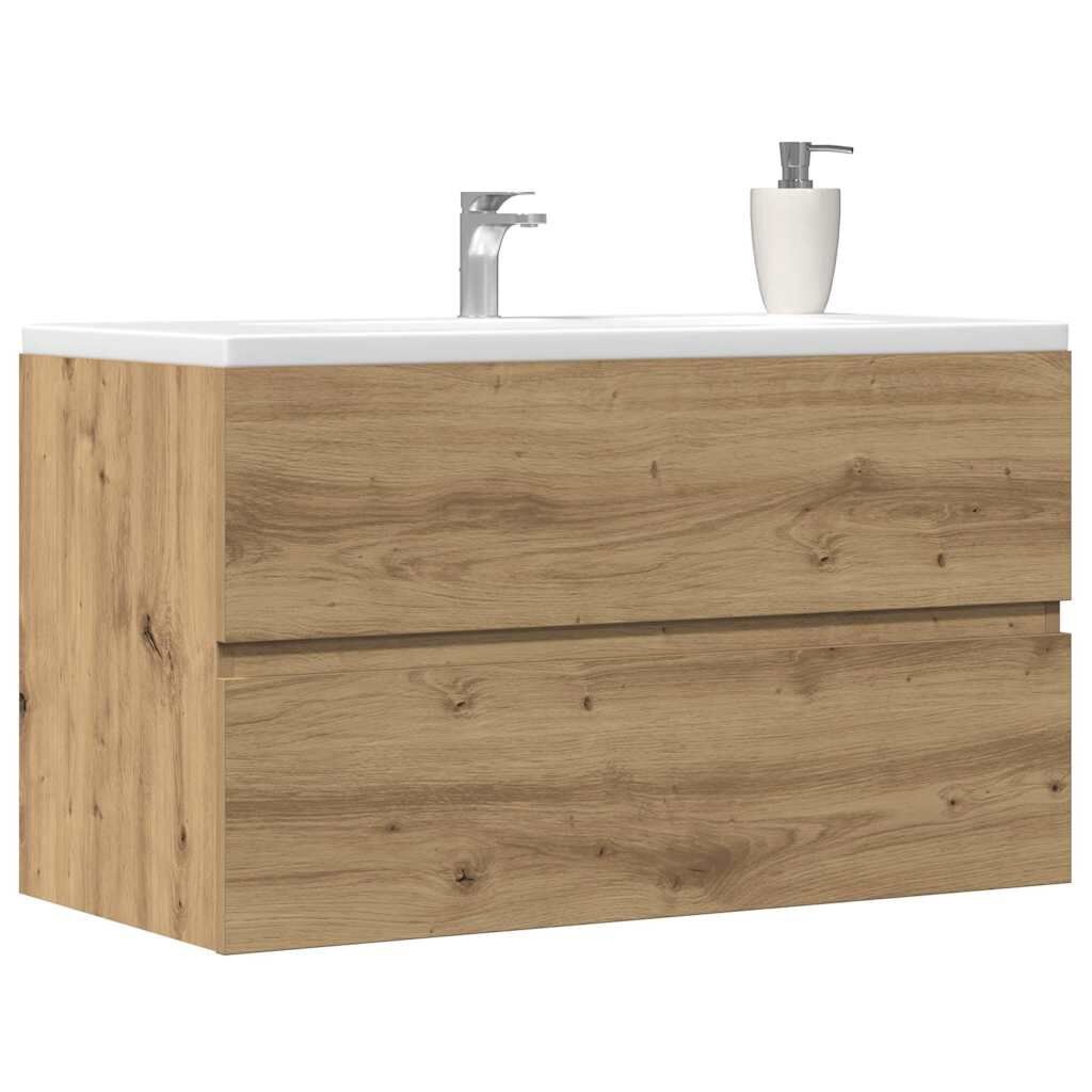 Badkamerwandkast Artisanaal Eiken - 57% Korting