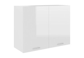 vidaXL Hangkast Lyon - Hoogglans Wit (75% Korting!)