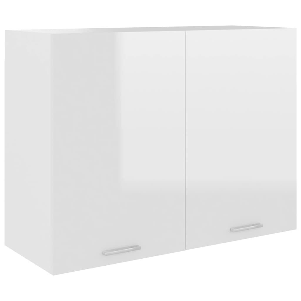 vidaXL Hangkast Lyon - Hoogglans Wit (75% Korting!)