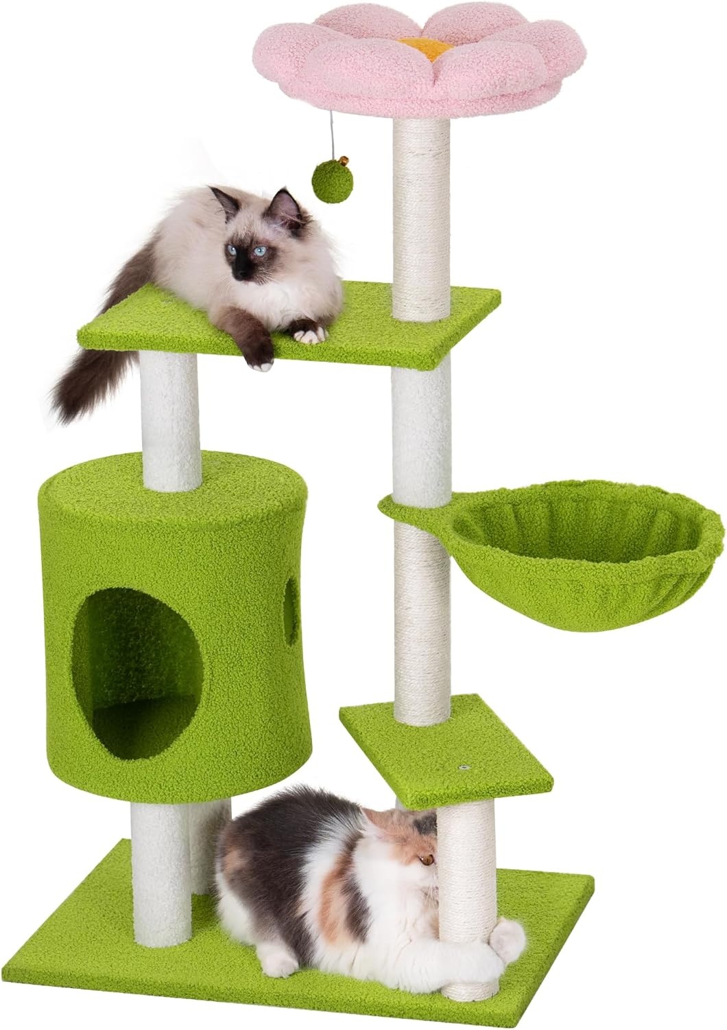 Kattenboom 104cm - Bloemen Design - 35% Korting!