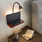 Flexibele Wandlamp met Draadloze Oplader - 61% Korting!