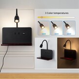 Flexibele Wandlamp met Draadloze Oplader - 61% Korting!