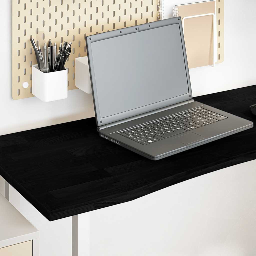 vidaXL Bureaublad Eikenhout Donkerbruin 140x60 cm - 65% Korting!