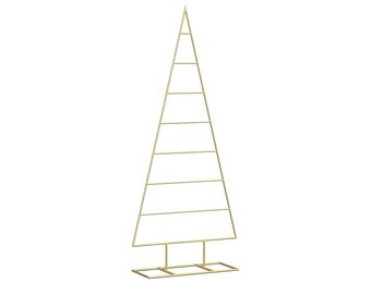 Metalen Kerstboom Frame Zwart 125 cm - 55% Korting
