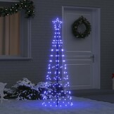 vidaXL Blauwe LED Kerstboom 250cm - 61% Korting!
