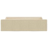 vidaXL Bedlades (2 stuks) crèmekleurig - 50% Korting!