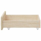 vidaXL Bedlades (2 stuks) crèmekleurig - 50% Korting!
