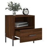vidaXL Nachtkastjes (2 stuks) Bruin Eiken - 46% Korting!