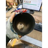 Zwarte Stalen Kachelpijp Ø 120 mm - 50 cm - 76% Korting