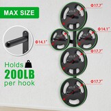 Gewichtsschijfrek Wandmontage - 29% Korting