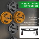 Gewichtsschijfrek Wandmontage - 29% Korting