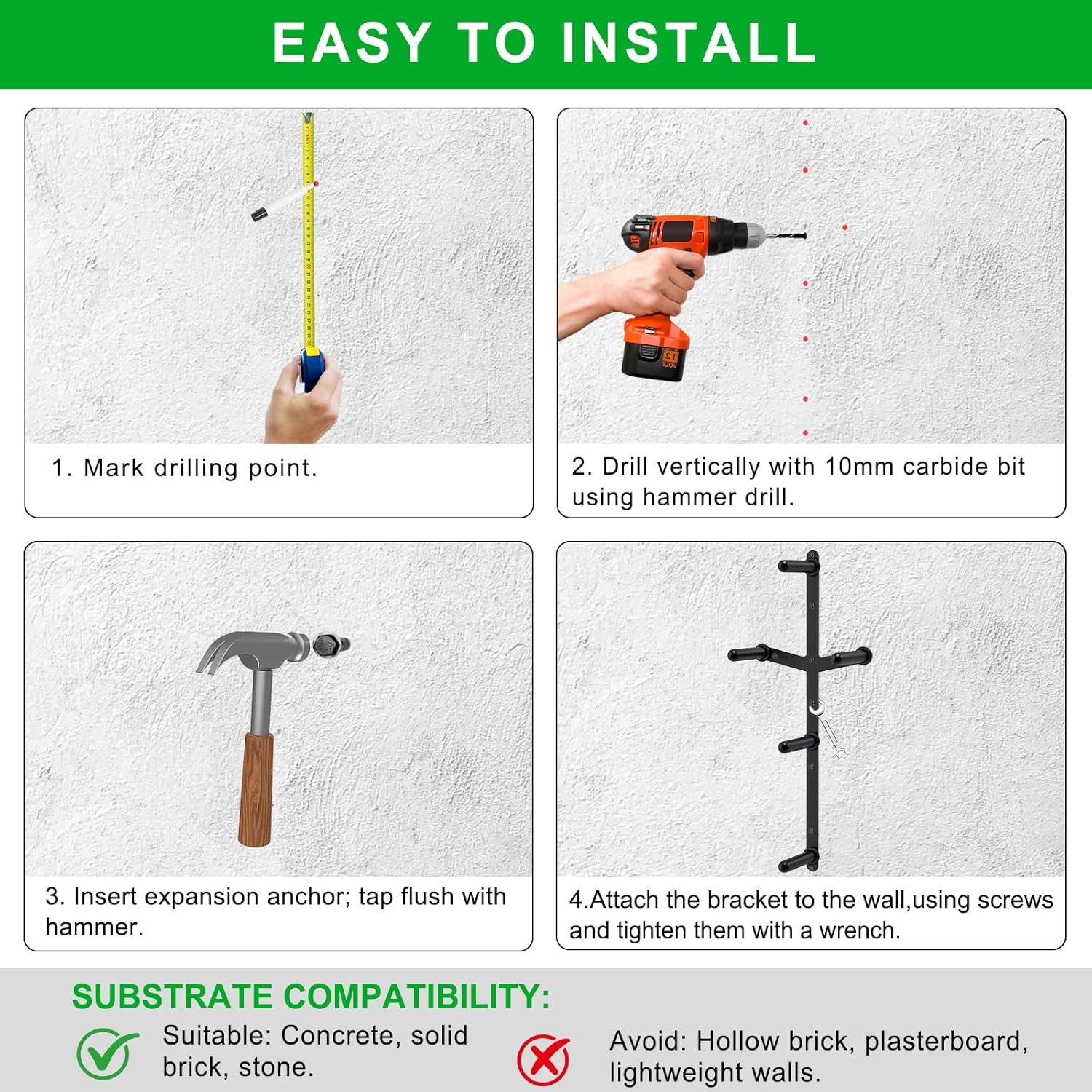 Gewichtsschijfrek Wandmontage - 29% Korting