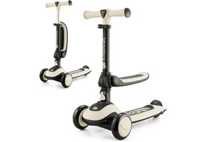 2-in-1 Loopfiets & Step Wit - Kinderen 1-5 jaar (34% Korting)