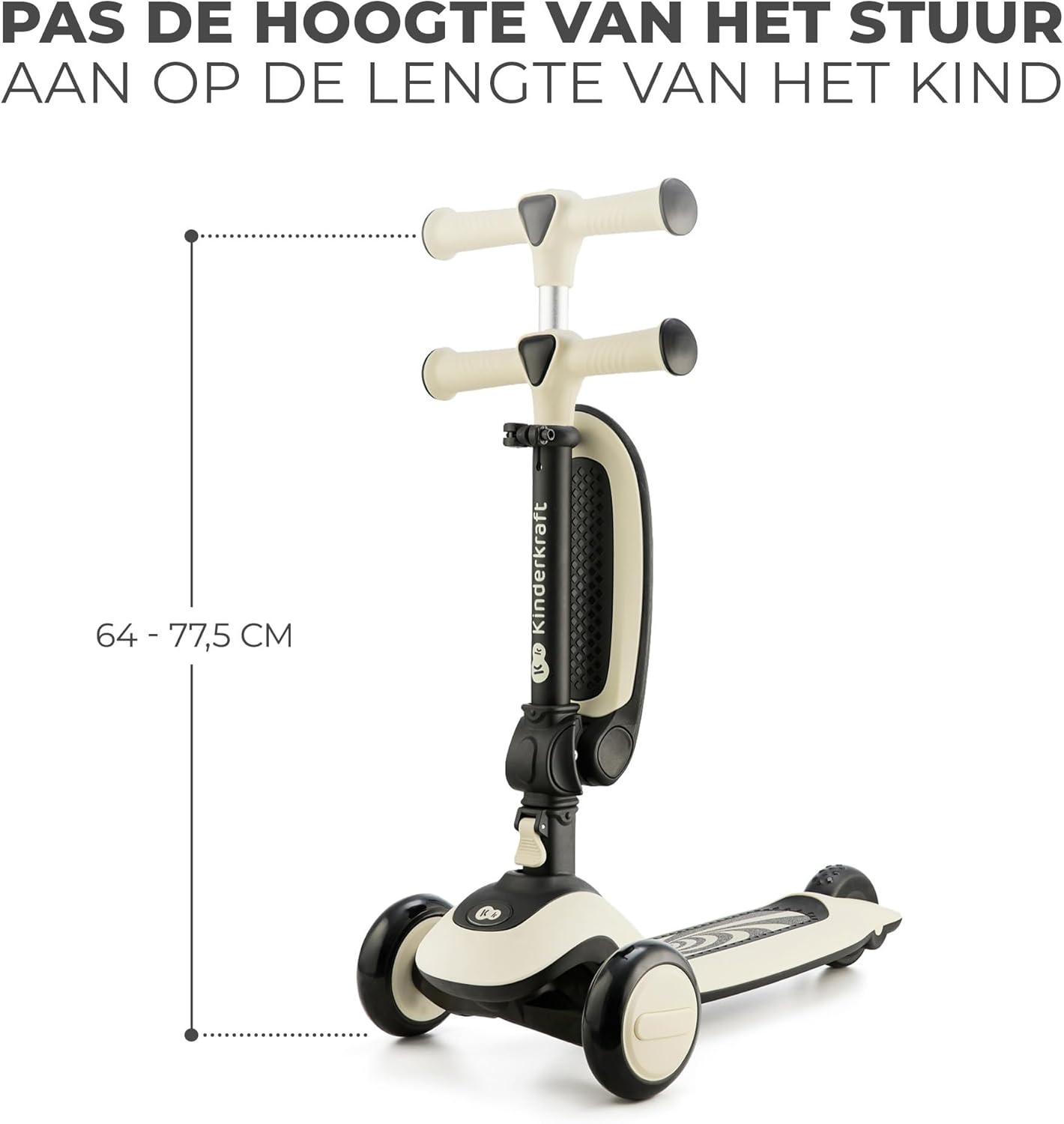 2-in-1 Loopfiets & Step Wit - Kinderen 1-5 jaar (34% Korting)