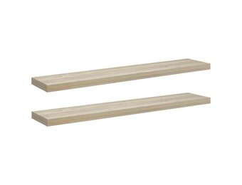 vidaXL Zwevende Wandschappen 2 st. - 69% Korting!