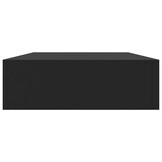 Zwevend Wandschap met Lade - Zwart (51% Korting)