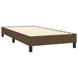 vidaXL Donkerbruin Bedframe Stof 100x200 cm - 46% Korting!