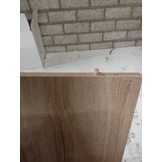 Kaptafel met LED - Sonoma Eiken - 73% Korting!