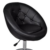 VidaXL Barstoelen Kunstleer Zwart (2 st.) - 57% Korting