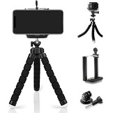 Flexibel Mini Smartphone Statief Zwart - 31% Korting