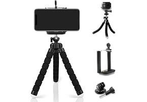 Flexibel Smartphone Statief - 18cm Hoog - Zwart - 40% Korting