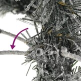 Kunstkerstboom met Sneeuw 180cm - 60% Korting