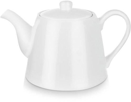 Theepot Porselein 2L Wit - 33% Korting!