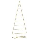 VidaXL Metalen Kerstboom Frame (125 cm) Zwart - 40% Korting