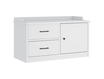 VidaXL Gangbank SANDNES Wit - 56% Korting!