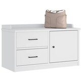 VidaXL Gangbank SANDNES Wit - 56% Korting!