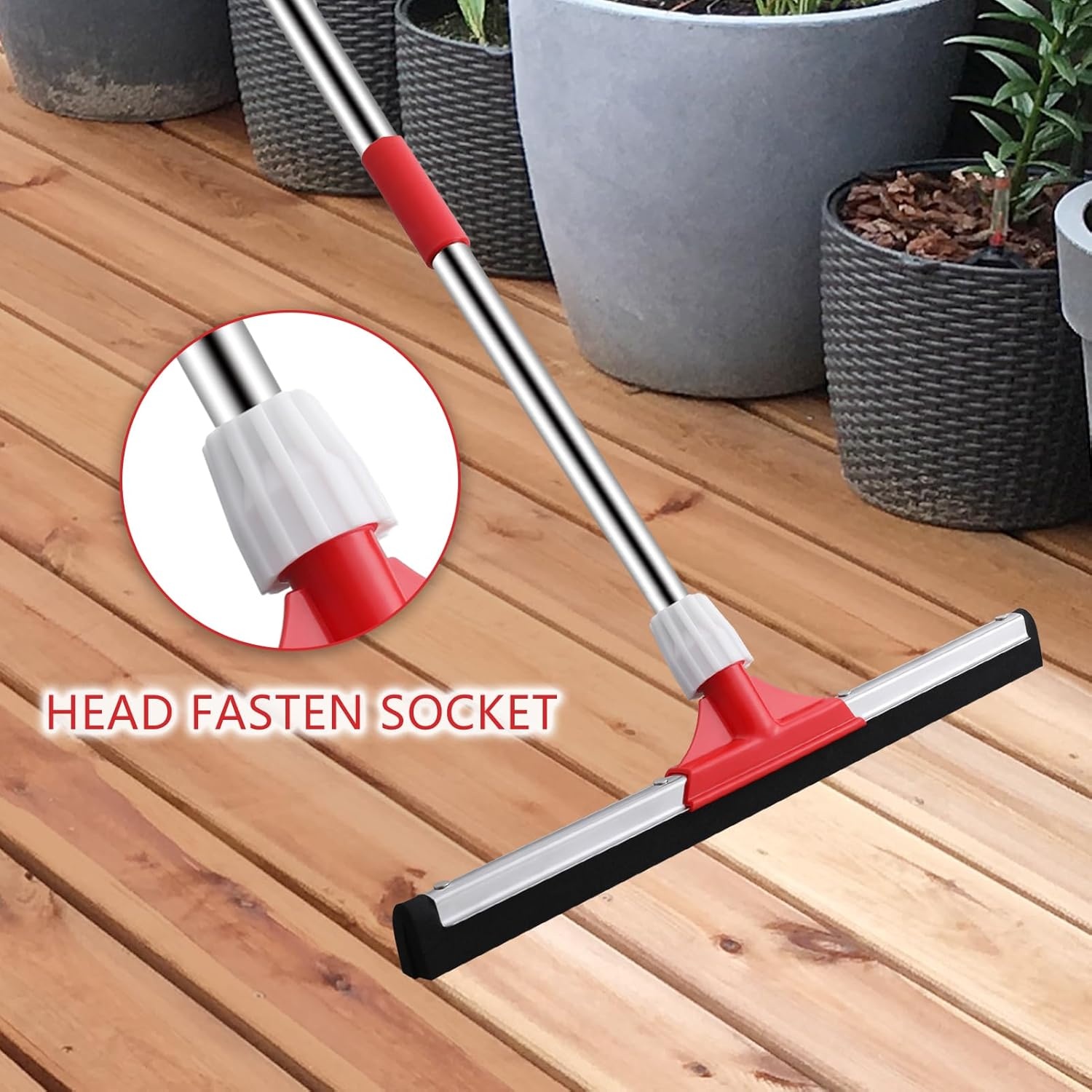 Vloerwisser 43cm met Telescoopsteel - 45% Korting!