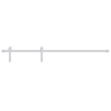 vidaXL Schuifdeurbeslag 183cm Wit (47% Korting)