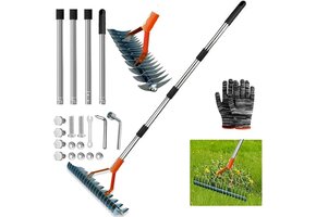 Dubbelzijdige Koolstofstaal Tuinhark - 60% Korting!