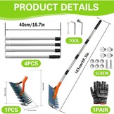 Dubbelzijdige Hark Koolstofstaal - Gazononderhoud met 56% Korting!