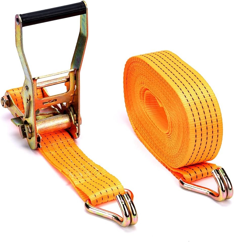 Spanbanden 10x 5000kg 8m 50mm Oranje - 37% Korting