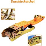 Spanbanden 10x 5000kg 8m 50mm Oranje - 37% Korting