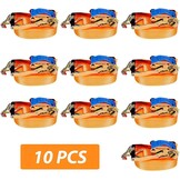 Spanbanden 10x 5000kg 8m 50mm Oranje - 37% Korting