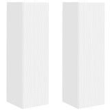 vidaXL TV Wandkast 2 stuks Wit 30x31x100cm - Nu 41% Korting!