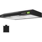 Onderbouw Afzuigkap 60cm Zwart - 59% Korting