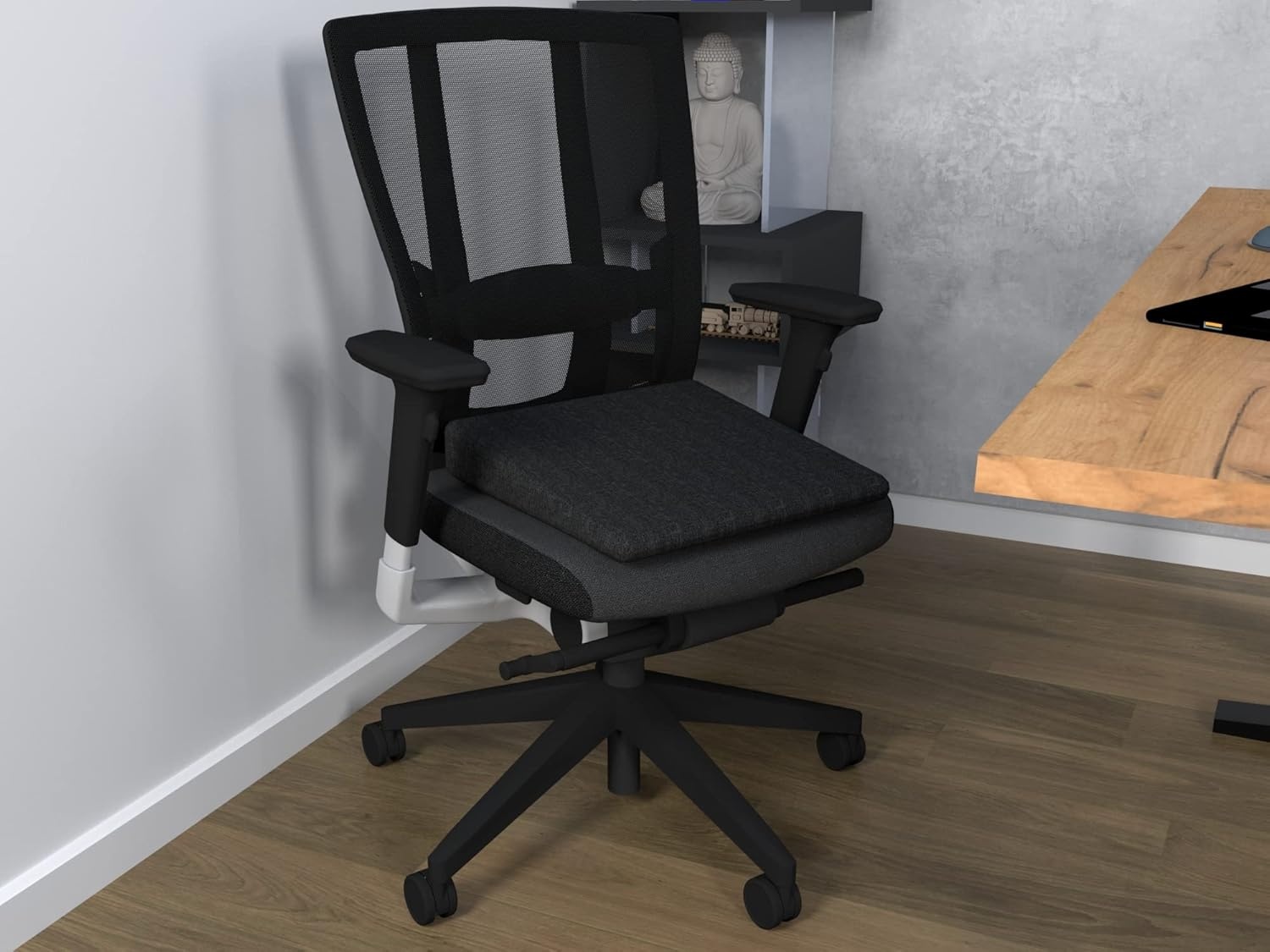 Ergonomisch Zitkussen 32% Korting - Zwart Schuim