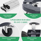 Plantenroller voor Zware Lasten | 36% Korting | 220kg Draagkracht